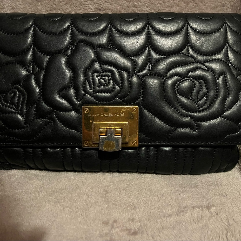 Michael kors black clutch